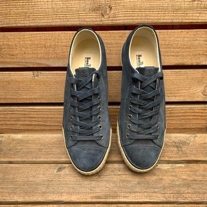 Bootleg By John Varvatos Converse Sneakers Size 8.5 Navy Suede Perfect